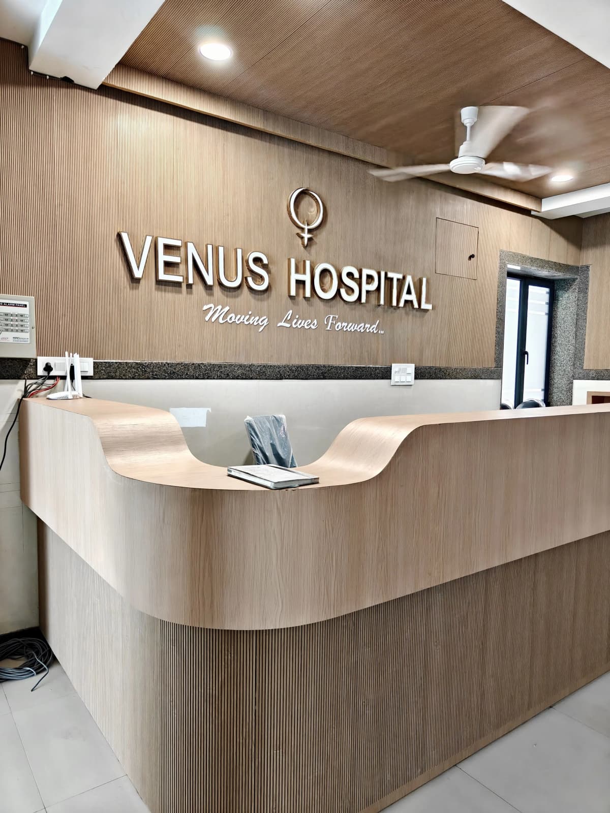 Venus Hospital reception lobby